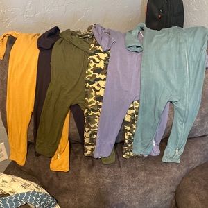 Larkspur bamboo 12-18 month romper